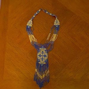Seed Bead Beaded Native Necklace NWOT